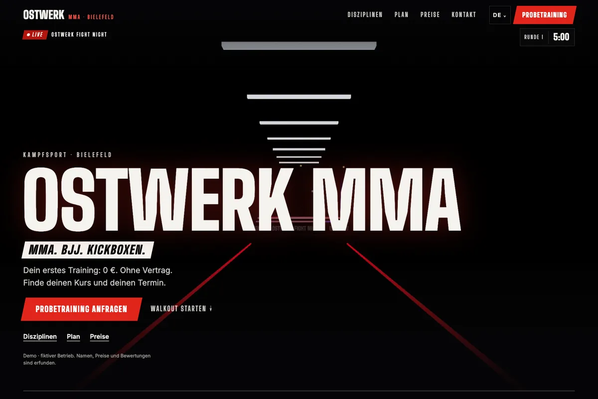 Ostwerk Fight Night — Ein Auftritt mit Energie.